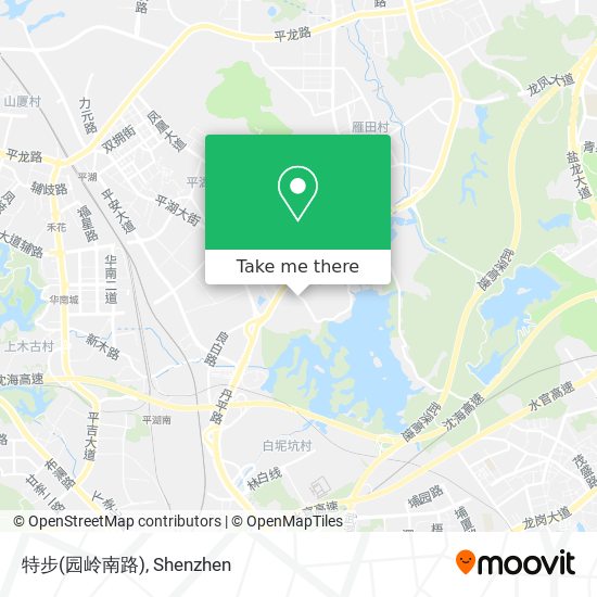 特步(园岭南路) map