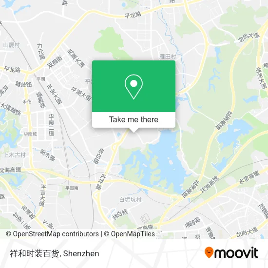 祥和时装百货 map