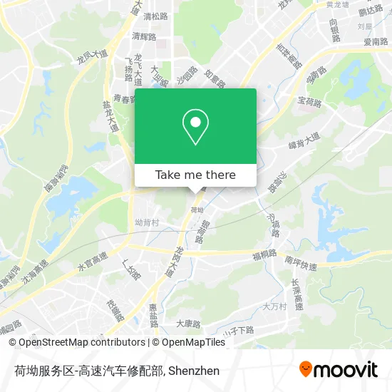 荷坳服务区-高速汽车修配部 map