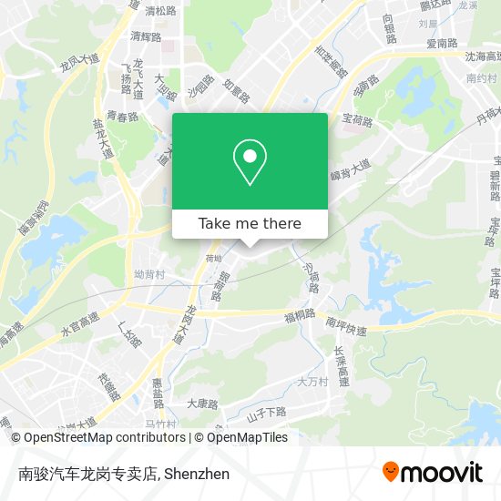 南骏汽车龙岗专卖店 map