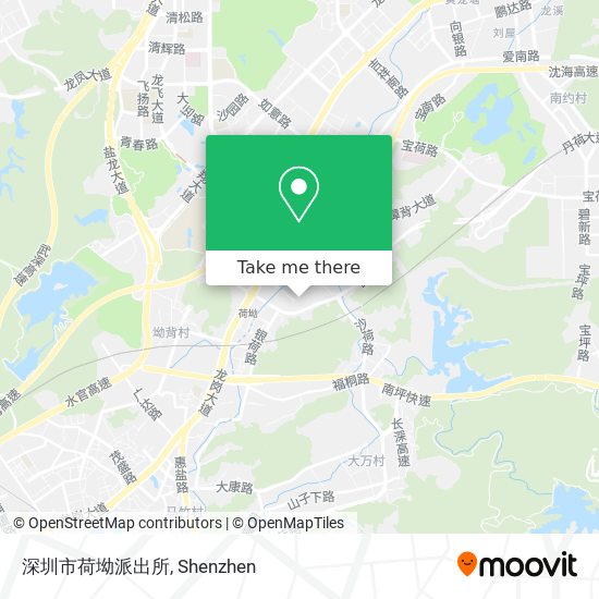 深圳市荷坳派出所 map