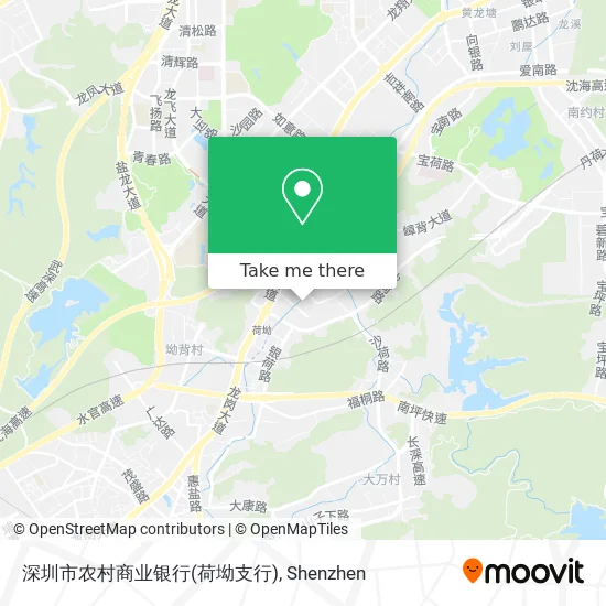 深圳市农村商业银行(荷坳支行) map