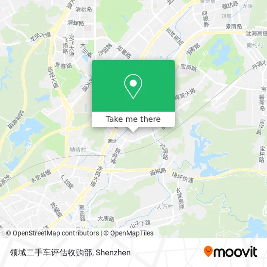 领域二手车评估收购部 map