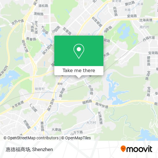 惠德福商场 map