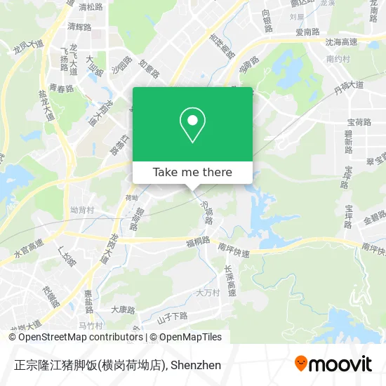 正宗隆江猪脚饭(横岗荷坳店) map