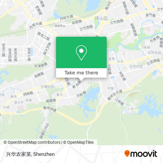 兴华农家菜 map