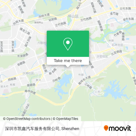 深圳市凯鑫汽车服务有限公司 map