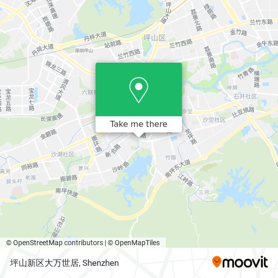 坪山新区大万世居 map