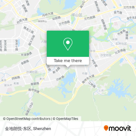 金地朗悦-东区 map