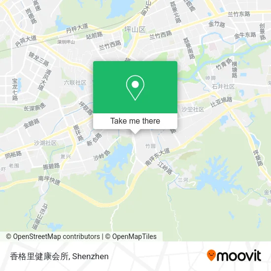 香格里健康会所 map