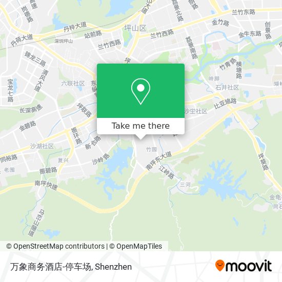 万象商务酒店-停车场 map