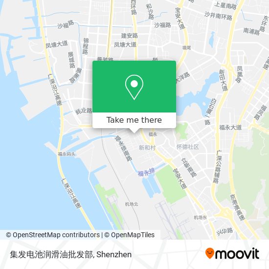 集发电池润滑油批发部 map