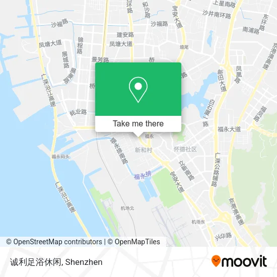 诚利足浴休闲 map