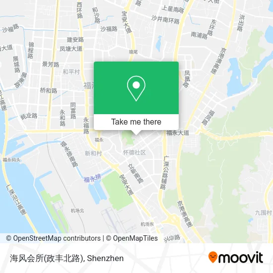 海风会所(政丰北路) map