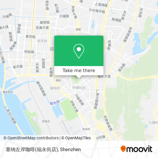 塞纳左岸咖啡(福永街店) map