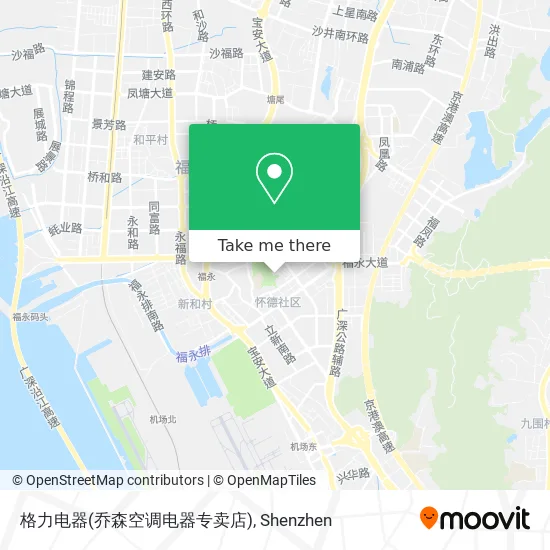 格力电器(乔森空调电器专卖店) map