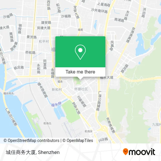 城佳商务大厦 map