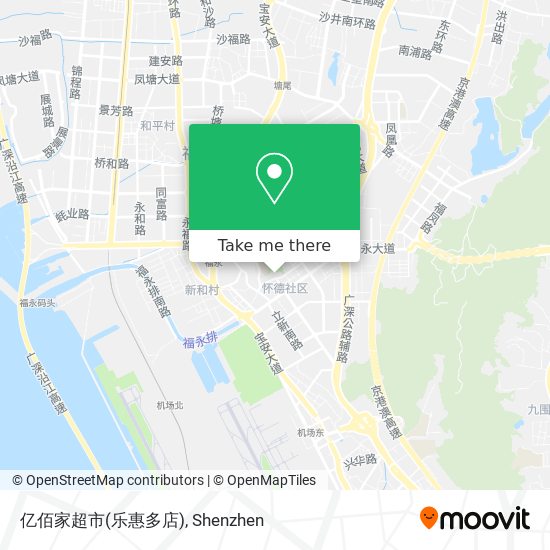亿佰家超市(乐惠多店) map