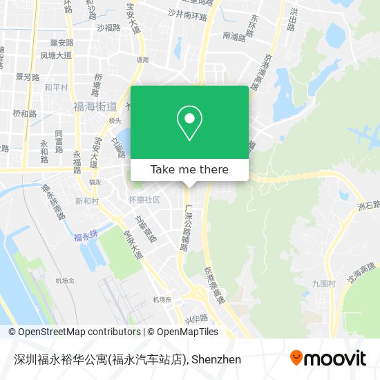 深圳福永裕华公寓(福永汽车站店) map