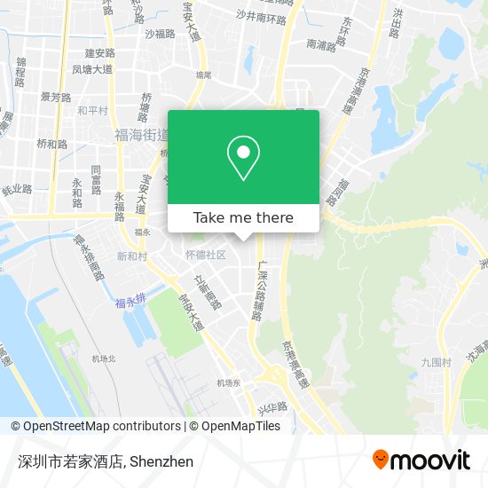 深圳市若家酒店 map