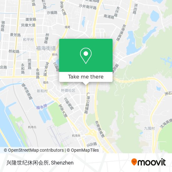 兴隆世纪休闲会所 map