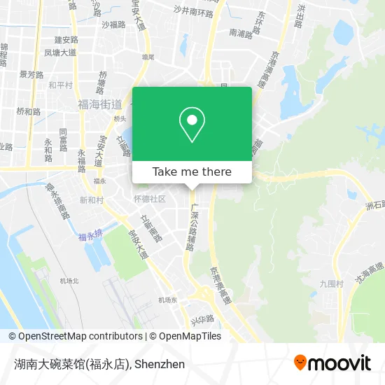 湖南大碗菜馆(福永店) map