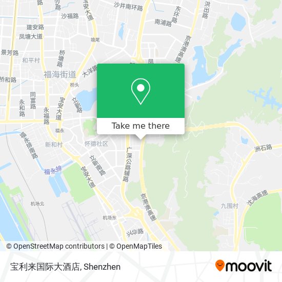 宝利来国际大酒店 map