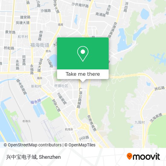 兴中宝电子城 map