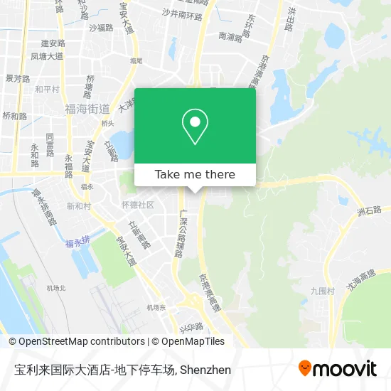 宝利来国际大酒店-地下停车场 map