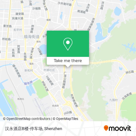 汉永酒店B楼-停车场 map