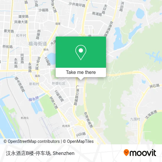 汉永酒店B楼-停车场 map