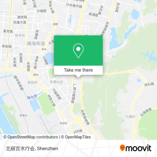 北丽宫水疗会 map