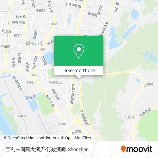 宝利来国际大酒店-行政酒廊 map