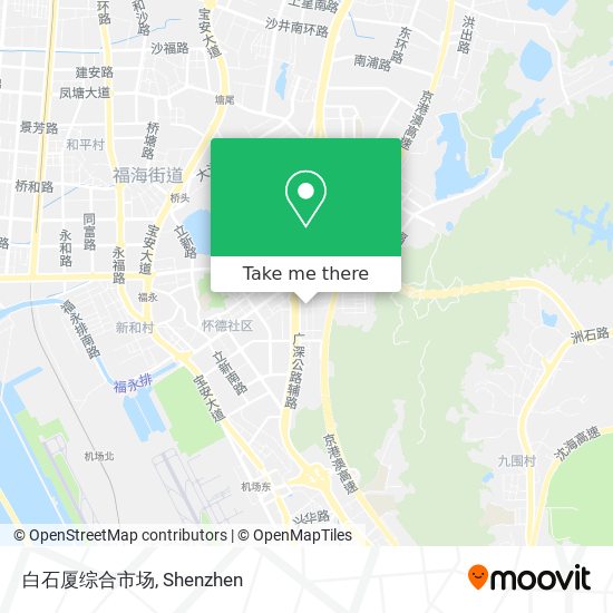 白石厦综合市场 map