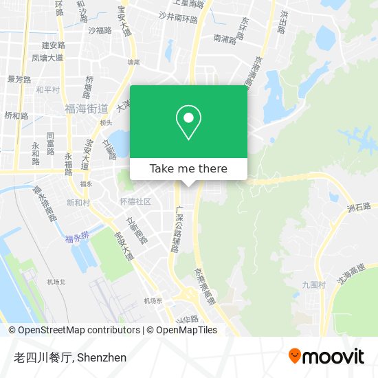 老四川餐厅 map
