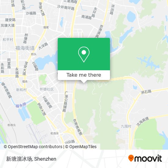 新塘溜冰场 map