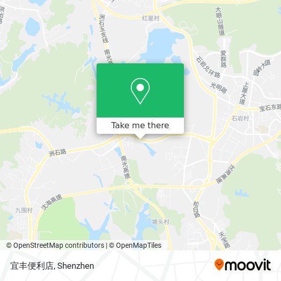 宜丰便利店 map