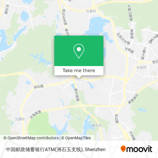 中国邮政储蓄银行ATM(洲石玉支线) map