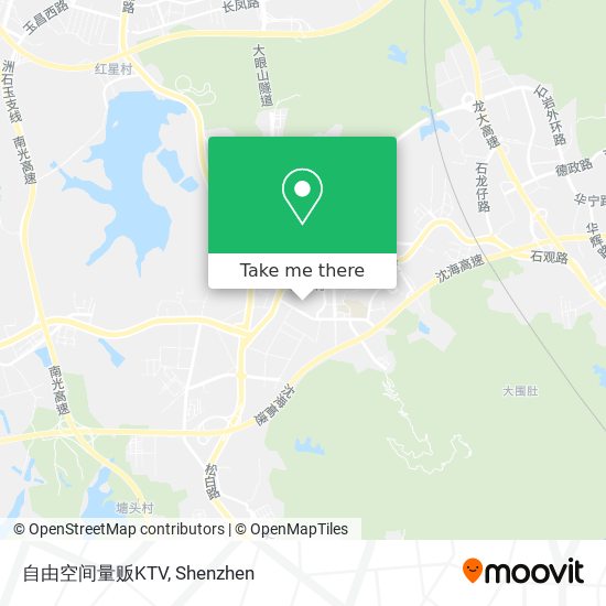 自由空间量贩KTV map