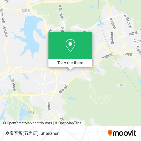 岁宝百货(石岩店) map