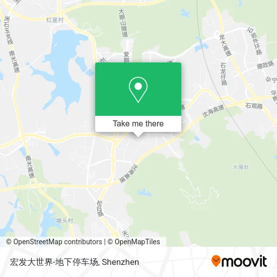 宏发大世界-地下停车场 map