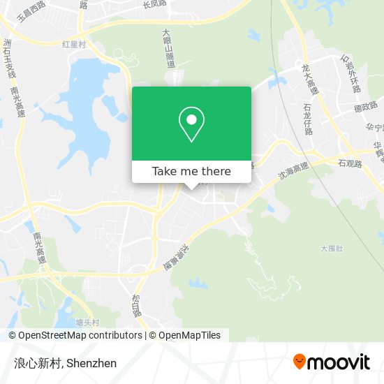 浪心新村 map