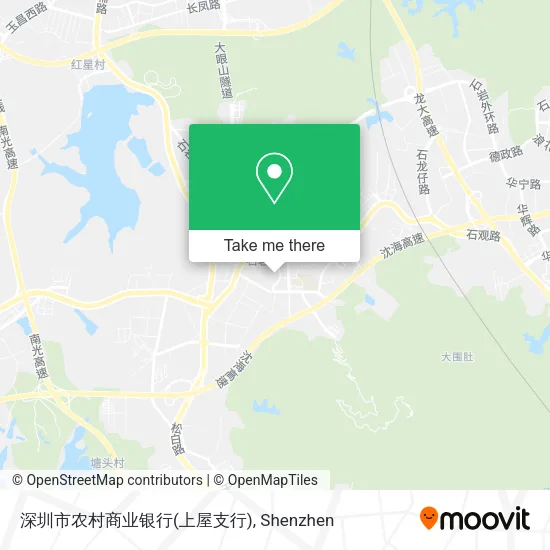 深圳市农村商业银行(上屋支行) map
