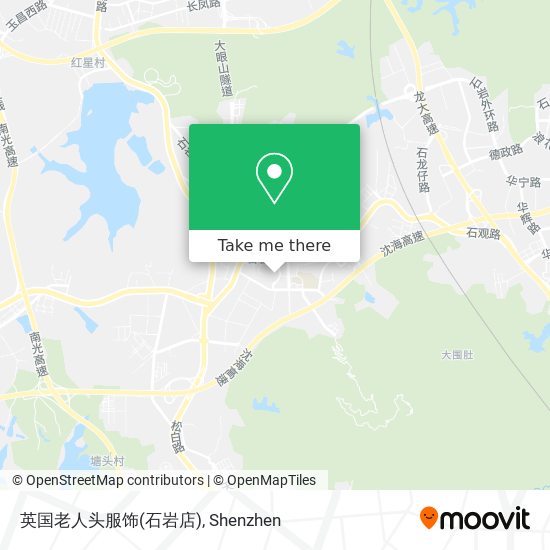 英国老人头服饰(石岩店) map