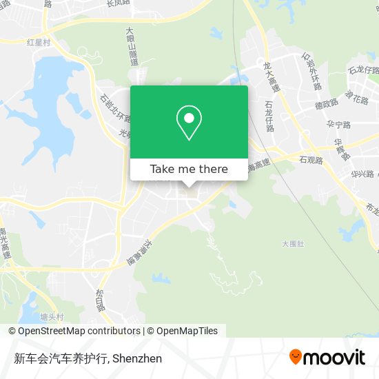 新车会汽车养护行 map