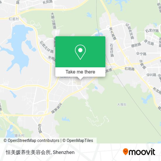 恒美媛养生美容会所 map