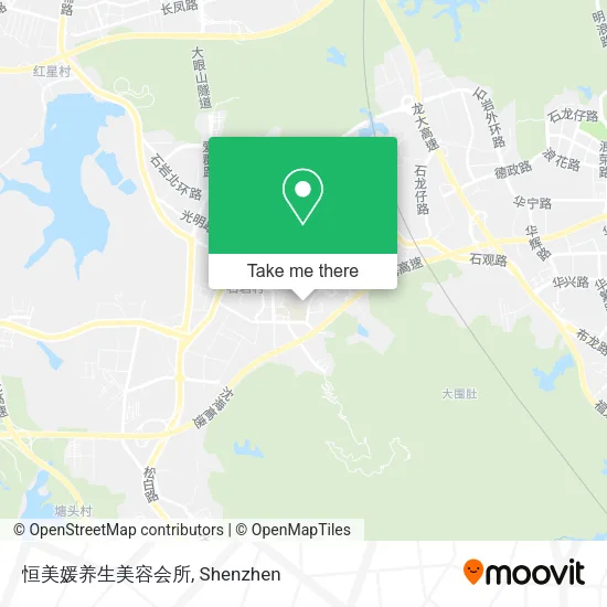 恒美媛养生美容会所 map