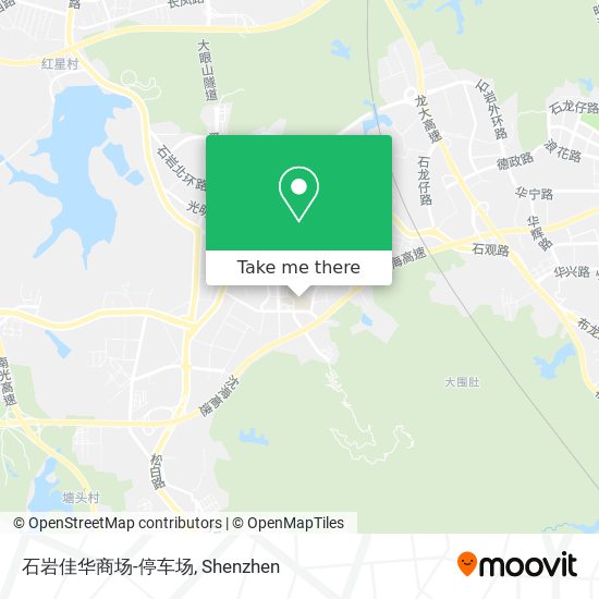 石岩佳华商场-停车场 map