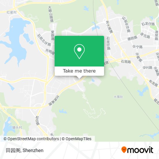 田园阁 map