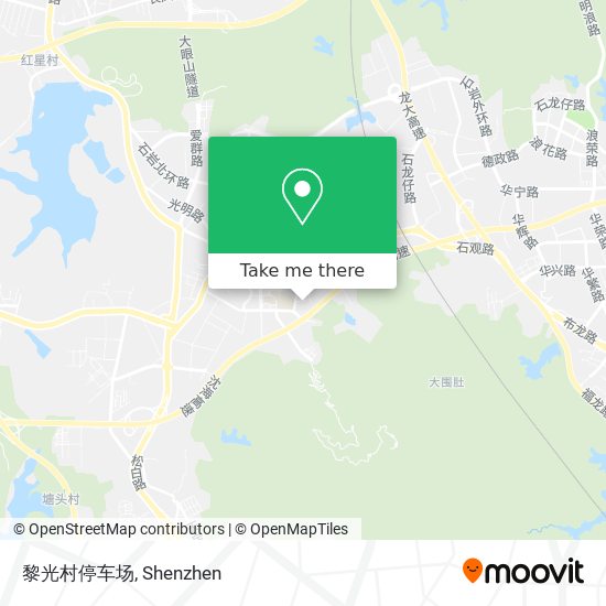 黎光村停车场 map